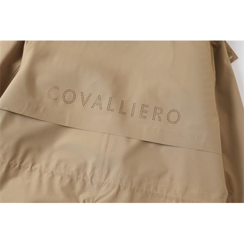 Dámský kabát/pláštěnka Covalliero, SS 26, walnut - vel. S Kabát dámský Covalliero SS 2026, walnut, vel. S