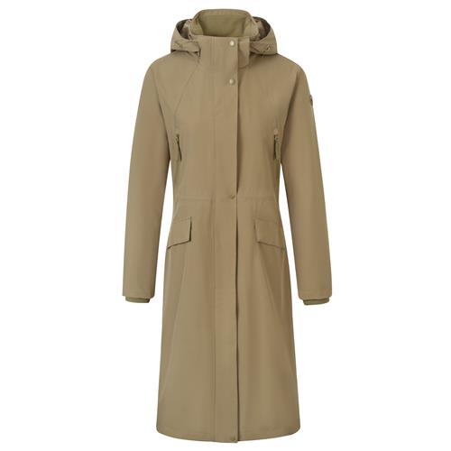 Dámský kabát/pláštěnka Covalliero, SS 26, walnut - vel. M Kabát dámský Covalliero SS 2026, walnut, vel. M