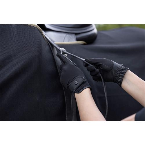 Jezdecké rukavice Covalliero Premium, SS 26, černé - vel. 6/XS Jezdecké rukavice Covalliero Premium SS 26, černé, 6/XS