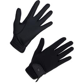Jezdecké rukavice Covalliero Premium, SS 26, černé
