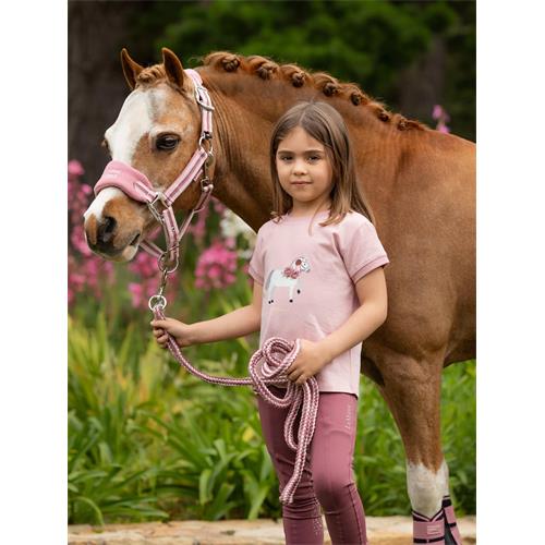 Dětské triko LeMieux Mini Alex, růžové - vel. 5-6 let Tričko dětské LeMieux Mini Alex, růžové, vel. 5-6 let