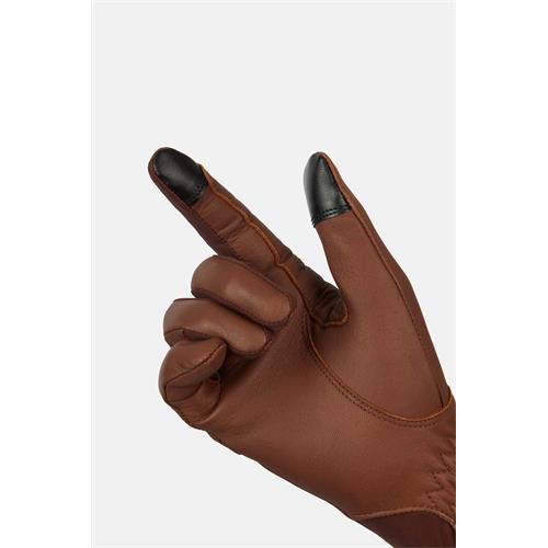 Westernové rukavice Horze Dakota, SS 26, hnědé - vel. 7 Westernové rukavice Horze Dakota SS 26, hnědé, vel. 7