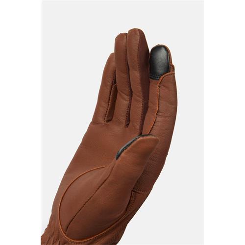 Westernové rukavice Horze Dakota, SS 26, hnědé - vel. 8 Westernové rukavice Horze Dakota SS 26, hnědé, vel. 8