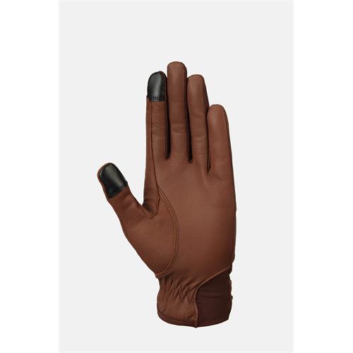 Westernové rukavice Horze Dakota, SS 26, hnědé - vel. 8 Westernové rukavice Horze Dakota SS 26, hnědé, vel. 8