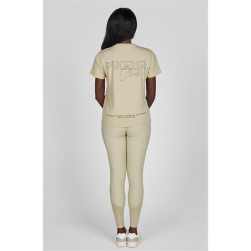 Dámské triko Pikeur Athleisure, SS 26, ovesized, pískové - vel. 36 Dámské triko Pikeur Athleisure SS 26, oversized, pískové, vel. 36