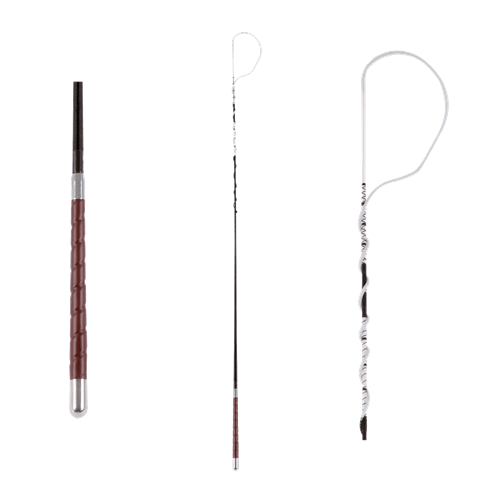 Vozatajský bič Waldhausen Top, černo-bílý - 180 cm Bič vozatajský Waldhausen Top, 180 cm