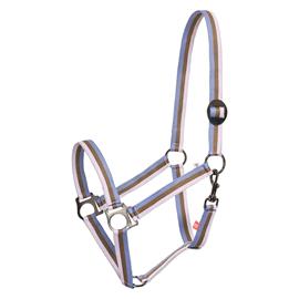 Ohlávka IRH Economic, SS 26, modro-hnědo-růžová