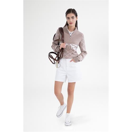 Dámský svetr HVP Joy, SS 26, champagne - vel. S Dámský svetr HV Polo Joy SS 26, champagne, vel. S