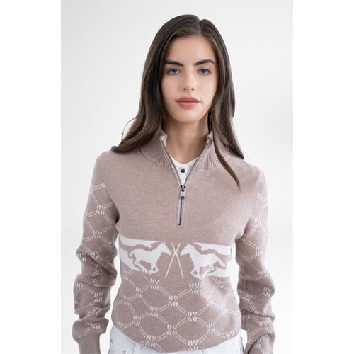 Dámský svetr HVP Joy, SS 26, champagne - vel. S Dámský svetr HV Polo Joy SS 26, champagne, vel. S