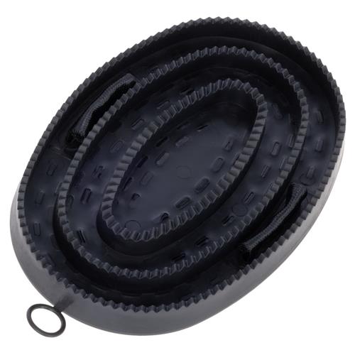 Gumové hřbílko Covalliero Deluxe, černo-hnědé Gumové hřbílko Covalliero Deluxe, černo-hnědé