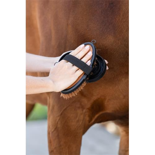 Gumové hřbílko Covalliero Deluxe, černo-hnědé Gumové hřbílko Covalliero Deluxe, černo-hnědé