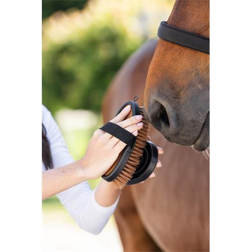 Gumové hřbílko Covalliero Deluxe, černo-hnědé Gumové hřbílko Covalliero Deluxe, černo-hnědé