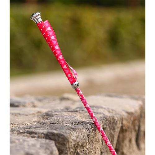 Dětský skokový bič Waldhausen Heart, růžový, 65 cm Dětský skokový bič Waldhausen Heart, růžový, 65 cm