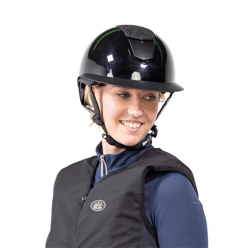 Jezdecká přilba USG Comfort Exquisit, černá - vel. M Přilba jezdecká USG Comfort Exquisit, černá, vel. M
