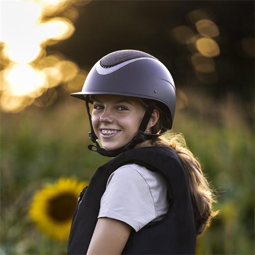 Jezdecká přilba USG Comfort Highlight, černá - vel. S Přilba jezdecká USG Comfort Highlight, černá, vel. S