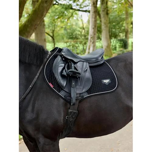 Podsedlová dečka LeMieux Cotton Close Contact Square, černá, VS Podsedlová dečka LeMieux Cotton Close Contact Square, černá, VS