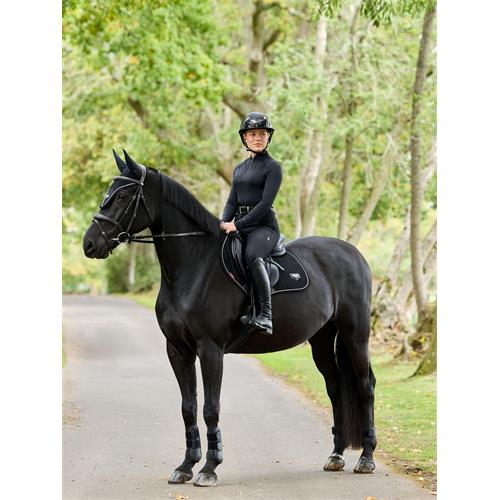 Podsedlová dečka LeMieux Cotton Close Contact Square, černá, VS Podsedlová dečka LeMieux Cotton Close Contact Square, černá, VS