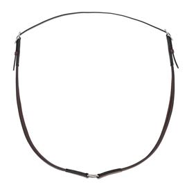 Kruh na krk QHP Liberta, kožený, hnědý