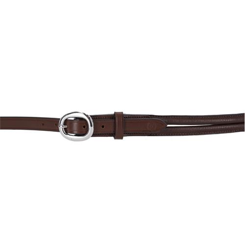 Kruh na krk QHP Liberta, kožený, hnědý Kruh na krk QHP Liberta, kožený, hnědý