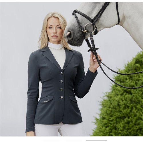 Dámské jezdecké sako Pikeur Isalie, antracitové - vel. 38 Sako dámské Pikeur Isalie, antracit, vel. 38