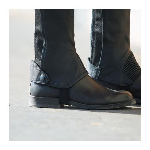 Kožené minichaps Horze Spirit, černé / hnědé - černé, vel. XL Minichaps kožené Horze Spirit, černé, vel. XL