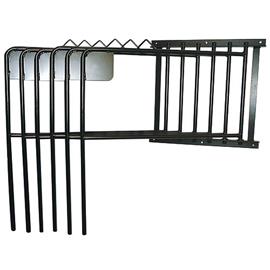 Držák na podsedlové dečky a deky, 6-ramenný, na zeď, černý