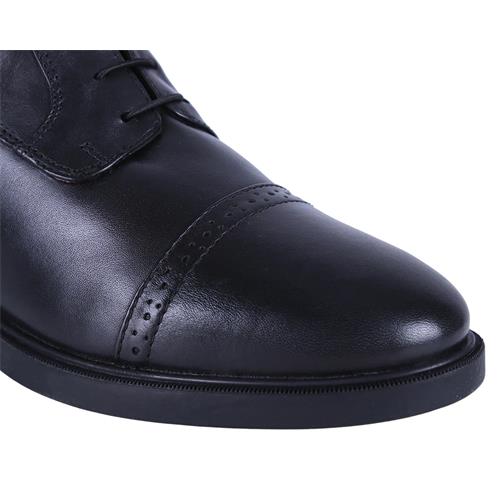 Kožená jezdecká perka QHP Toulouse, černé - vel. 40 Perka kožená QHP Toulouse, černá, vel. 40