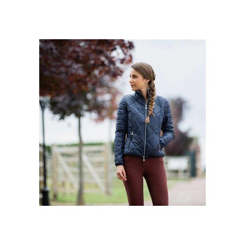 Dámská bunda Horze Elena, tmavě modrá - vel. 38 Bunda dámská Horze Elena, tmavě modrá, vel. 38
