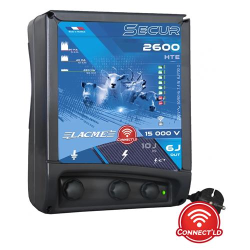 Zdroj pro elektrický ohradník LACME SECUR 2600 HTE Connect'LD, síťový, 6 J Zdroj pro elektrický ohradník LACME SECUR 2600 HTE Connect'LD, síťový, 6 J