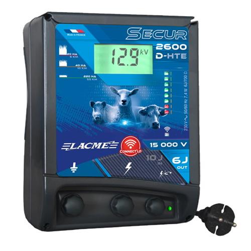 Zdroj pro elektrický ohradník LACME SECUR 2600-D-HTE Connect'LD, síťový, 6 J Zdroj pro elektrický ohradník LACME SECUR 2600-D-HTE Connect'LD, síťový, 6 J