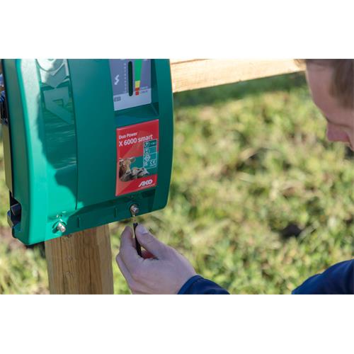 Zdroj pro elektrický ohradník AKO DUO-Power X 6000 smart GPS, kombinovaný, 5 J Zdroj pro elektrický ohradník AKO DUO-Power X 6000 smart GPS, kombinovaný, 5 J