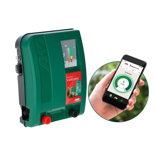 Zdroj pro elektrický ohradník AKO DUO-Power X 6000 smart GPS, kombinovaný, 5 J Zdroj pro elektrický ohradník AKO DUO-Power X 6000 smart GPS, kombinovaný, 5 J