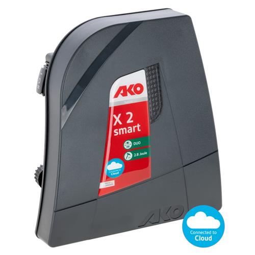 Zdroj pro elektrický ohradník AKO Duo Power X2 smart GPS,kombinovaný, 2 J Zdroj pro elektrický ohradník AKO Duo Power X2 smart GPS,kombinovaný, 2 J