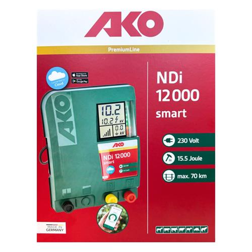 Zdroj pro elektrický ohradník AKO Digital NDi 12000 smart GPS, síťový 12 J Zdroj pro elektrický ohradník AKO Digital NDi 12000 smart GPS, síťový 12 J