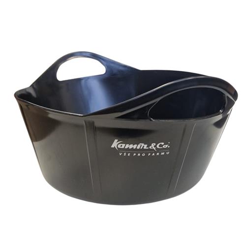 Kbelík flexi GEWA 15 l s logem Kamír, černý Kbelík flexi GEWA 15 l s logem Kamír, černý