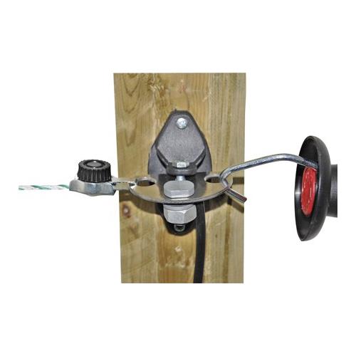 Držák k brance pro elektrické ohradníky STANDARD KERBL, černý Držák k brance pro elektrické ohradníky STANDARD, černý