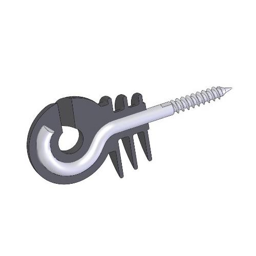 Izolátor pro elektrické ohradníky AKO, Easy Drill velký s průchozím vrutem 6 mm - 1 ks Izolátor pro elektrické ohradníky AKO, Easy Drill velký s průchozím vrutem 6 mm