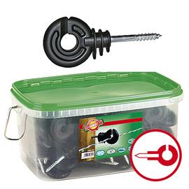 Izolátor pro elektrické ohradníky AKO 131 kruhový s vrutem 5 mm