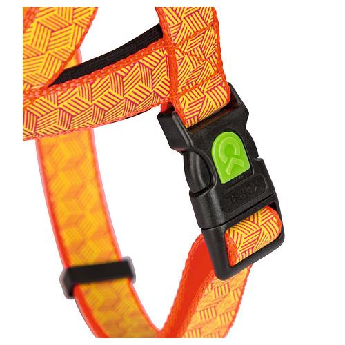 Postroj na psa, reflexní, oranžový - 70-90 cm/ 25 mm Postroj pro psy, nylonový, reflexní, oranžový, 70 - 90 cm