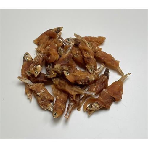 Rybičky omotané kuřecím masem 80 g Rybičky omotané kuřecím masem 80 g