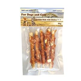 Tyčinka z buvolí kůže s kuřecím masem 80g