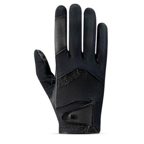 Jezdecké rukavice Roeckl Millero, černé - vel. 9 Rukavice Roeckl Millero, černé, vel. 9