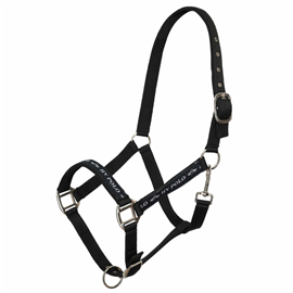 Nylonová ohlávka HV Polo Nena, černá