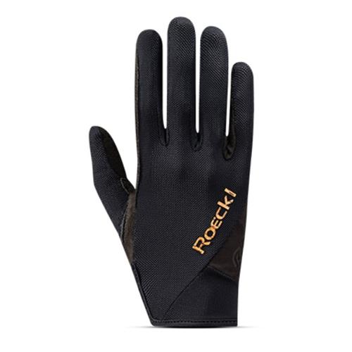 Jezdecké rukavice Roeckl Mareno, černé - vel. 6,5