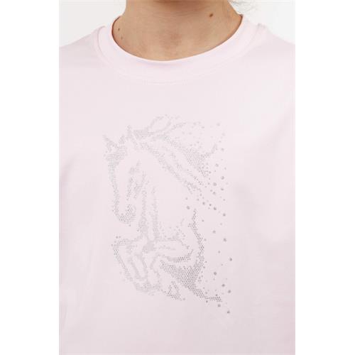 Dětské triko Horze Wilda, SS 26, růžové - vel. 146/152 Dětské triko Horze Wilda SS 26, růžové, 146/152