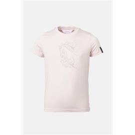 Dětské triko Horze Wilda, SS 26, růžové