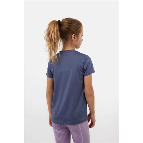Dětské triko Horze Wilda, SS 26, modré - vel. 134/140 Dětské triko Horze Wilda SS 26, modré, 134/140