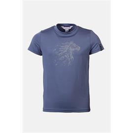 Dětské triko Horze Wilda, SS 26, modré