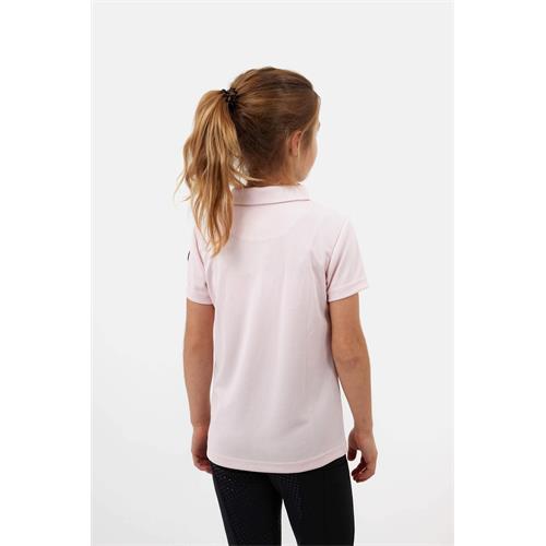 Dětské triko Horze Denise Polo, SS 26, růžové - vel. 146/152 Dětské triko Horze Denise Polo SS 26, růžové, 146/152