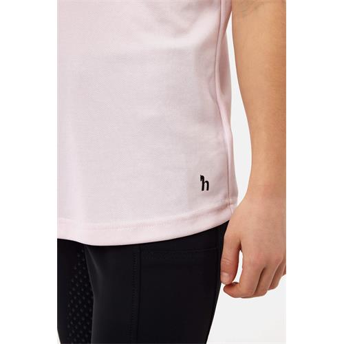 Dětské triko Horze Denise Polo, SS 26, růžové - vel. 158/164 Dětské triko Horze Denise Polo SS 26, růžové, 158/164